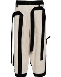 Yohji Yamamoto - Detachable-Strap Bermuda Shorts - Lyst