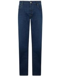 Moorer - Straight-Cut High-Waisted Jeans - Lyst