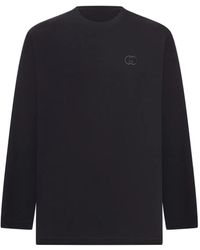Gucci - Interlocking G-Embroidered T-Shirt - Lyst