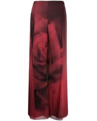 Alberta Ferretti - Trousers - Lyst