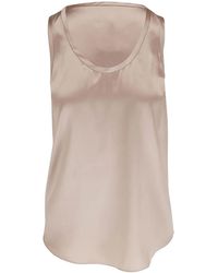 Brunello Cucinelli - Scoop-Neck Blouse - Lyst