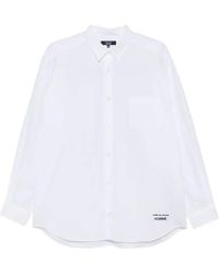 Comme des Garçons - Logo-Embroidered Cotton Shirt - Lyst