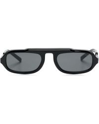 Giorgio Armani - Oval-frame Sunglasses - Lyst