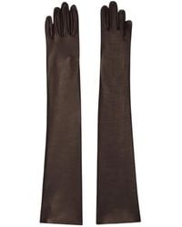Frankie Shop - Veneto Long Leather Gloves - Lyst