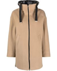 Herno - ジップ フーデッドコート - Lyst