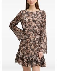 Guess - Ruffled-Hem Mini Dress - Lyst