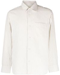 Craig Green - Stripe-embroidered Cotton Shirt - Lyst