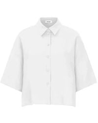 DRYKORN - Yarika Linen Short-Sleeve Blouse - Lyst