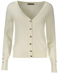 Guess - V-Neck Button-Fastening Cardigan - Lyst