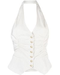 Blugirl Blumarine - Halter Neck Waistcoat - Lyst