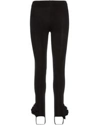 Ana Radu - Ruffled-Cuff Leggings - Lyst