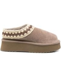 Mou - 50Mm Slip-On Platform Slippers - Lyst