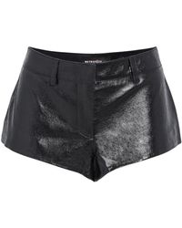 retroféte - Aven Leather Mini Shorts - Lyst