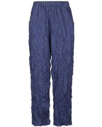 GONGDID DESIGN - Crinkled Effect Trousers - Lyst