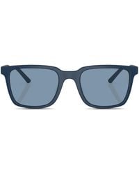 Oliver Peoples - Lunettes De Soleil Burbank À Monture Carrée - Lyst