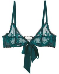 Fleur du Mal - Untie Me Demi Bra - Lyst
