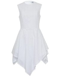 MSGM - Robe Courte À Design Superposé - Lyst