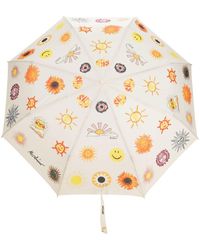 Femme Accessoires Parapluies Parapluie à imprimé graphique Moschino en coloris Neutre 