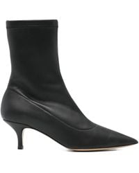 P.A.R.O.S.H. - Pointed-Toe Sock Boots - Lyst