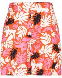 Marni Shorts a vita alta - Arancione