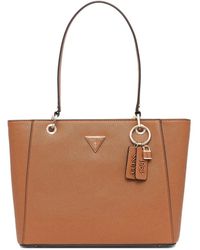 Guess - Noelle Ii Logo-Charm Tote Bag - Lyst