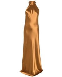 Galvan London - Sienna Satin Gown - Lyst