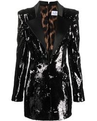 Philipp Plein - Sequin-Embellished Fitted Blazer Dress - Lyst