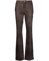 MISBHV - Washed-effect Flared Trousers - Lyst