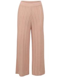 Baobab - Pointelle-Knit Wide-Leg Trousers - Lyst
