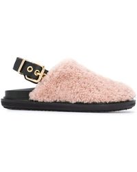 Marni 'Fussbett' Mules - Pink