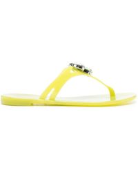 Casadei - Jelly Thong Sandals - Lyst