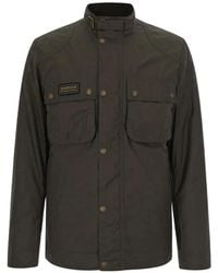 Barbour - Merton Buckled-Collar Waxed-Cotton Jacket - Lyst