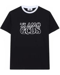 Gcds - "Ti Amo " umrissen Logo T -Shirt - Lyst