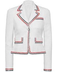 Thom Browne - Cropped Seersucker Jack - Lyst