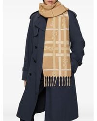 Burberry - ベルトチェック カシミアスカーフ - Lyst