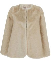 VALENTINI 1972 - Eco Crew-Neck Cape - Lyst