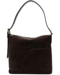 Atp Atelier - Bassano Schultertasche aus Wildleder - Lyst