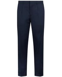 Moorer - Pantalon Montale À Ourlet Plissé - Lyst