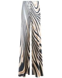 Roberto Cavalli - Zebra Print Trousers - Lyst