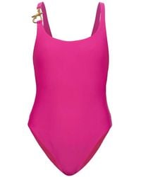 Moschino - Heart-Motif Toggle-Detail Swimsuit - Lyst
