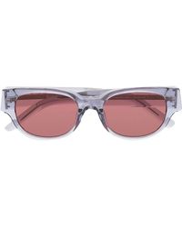 Palm Angels - Round-Frame Tinted Sunglasses - Lyst