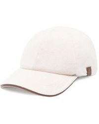 Eleventy - Gorra con ribete de cuero - Lyst