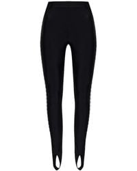 Moschino - Leggings With Side Stripes - Lyst
