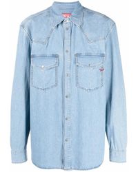 DIESEL - D-Ocean Western Denim Shirt - Lyst