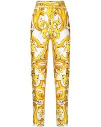 Dolce & Gabbana - マジョリカプリント パンツ - Lyst
