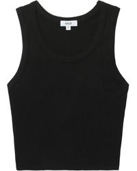 Agolde - Ribbed Tank Top - Lyst