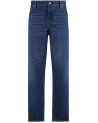 ZEGNA - Roccia Logo-Patch Jeans - Lyst