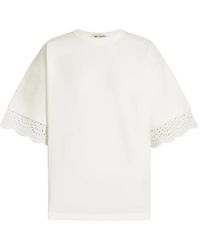 Alberta Ferretti - Sleeve-Detail T-Shirt - Lyst