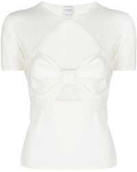 Giambattista Valli - カットアウト ショートスリーブトップ - Lyst