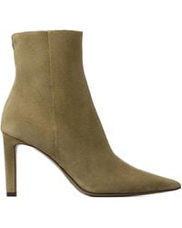 Jimmy Choo - 85Mm Frankie Pointed-Toe Ankle Boots - Lyst